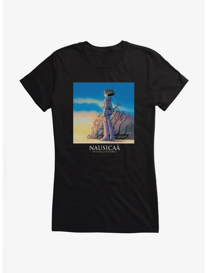 Cheap 👍 Studio Ghibli Nausicaa Of The Valley Of The Wind Girls T-Shirt 🥰 2 Cheap 👍 Studio Ghibli Nausicaa Of The Valley Of The Wind Girls T-Shirt 🥰 - Image 2