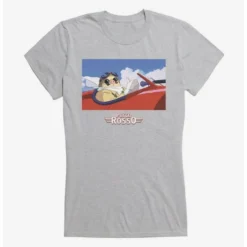 Brand new 🎁 Studio Ghibli Porco Rosso Jet Girls T-Shirt 😀 -Studio Ghibli Shop 13073343 hi