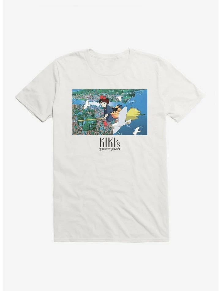 New ⭐ Studio Ghibli Kiki's Delivery Service Broomstick T-Shirt 💯 6 New ⭐ Studio Ghibli Kiki's Delivery Service Broomstick T-Shirt 💯 - Image 6