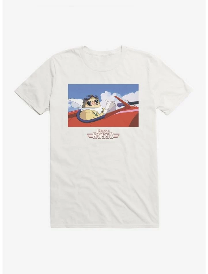 Deals 😍 Studio Ghibli Porco Rosso Jet T-Shirt 🔥 6 Deals 😍 Studio Ghibli Porco Rosso Jet T-Shirt 🔥 - Image 6