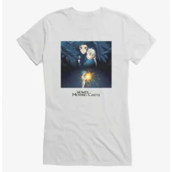 Flash Sale ⌛ Studio Ghibli Howl's Moving Castle Poster Art Girls T-Shirt ⌛ -Studio Ghibli Shop 13182109 hi 1