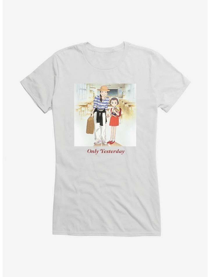Discount 🤩 Studio Ghibli Only Yesterday Poster Art Girls T-Shirt 🔥 6 Discount 🤩 Studio Ghibli Only Yesterday Poster Art Girls T-Shirt 🔥 - Image 6