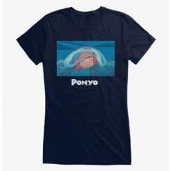 Wholesale 💯 Studio Ghibli Ponyo Poster Art 😍 Girls T-Shirt ✔️ -Studio Ghibli Shop 13182270 hi