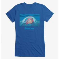 Wholesale 💯 Studio Ghibli Ponyo Poster Art 😍 Girls T-Shirt ✔️ -Studio Ghibli Shop 13182277 hi