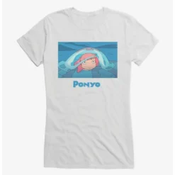 Wholesale 💯 Studio Ghibli Ponyo Poster Art 😍 Girls T-Shirt ✔️ -Studio Ghibli Shop 13182284 hi