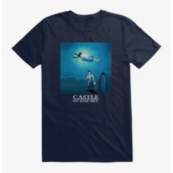Wholesale ✔️ Studio Ghibli Castle In The Sky Poster Art T-Shirt 👏 -Studio Ghibli Shop 13182545 hi