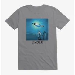 Wholesale ✔️ Studio Ghibli Castle In The Sky Poster Art T-Shirt 👏