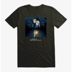 Best Pirce ✨ Studio Ghibli Howl's Moving Castle Poster Art T-Shirt ⌛ -Studio Ghibli Shop 13182581 hi
