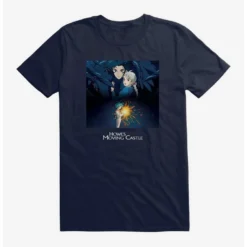 Best Pirce ✨ Studio Ghibli Howl's Moving Castle Poster Art T-Shirt ⌛ -Studio Ghibli Shop 13182590 hi
