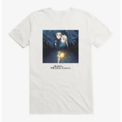 Best Pirce ✨ Studio Ghibli Howl's Moving Castle Poster Art T-Shirt ⌛ -Studio Ghibli Shop 13182617 hi