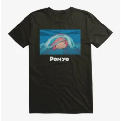 New ⭐ Studio Ghibli Ponyo Poster Art T-Shirt 🎁