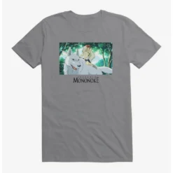 Outlet 🛒 Studio Ghibli Princess Mononoke San & Moro T-Shirt 💯 -Studio Ghibli Shop 13182878 hi