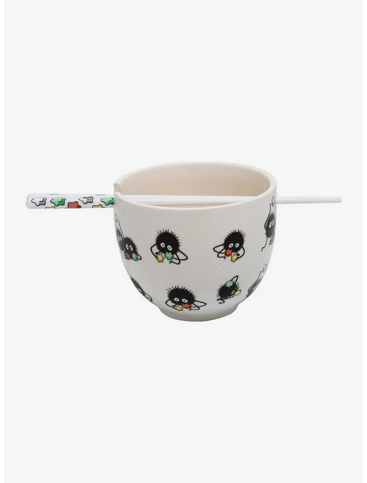Budget ๐ Studio Ghibli Spirited Away Soot Sprites Ramen Bowl & Chopsticks ๐ 2 Budget ๐ Studio Ghibli Spirited Away Soot Sprites Ramen Bowl & Chopsticks ๐ - Image 2