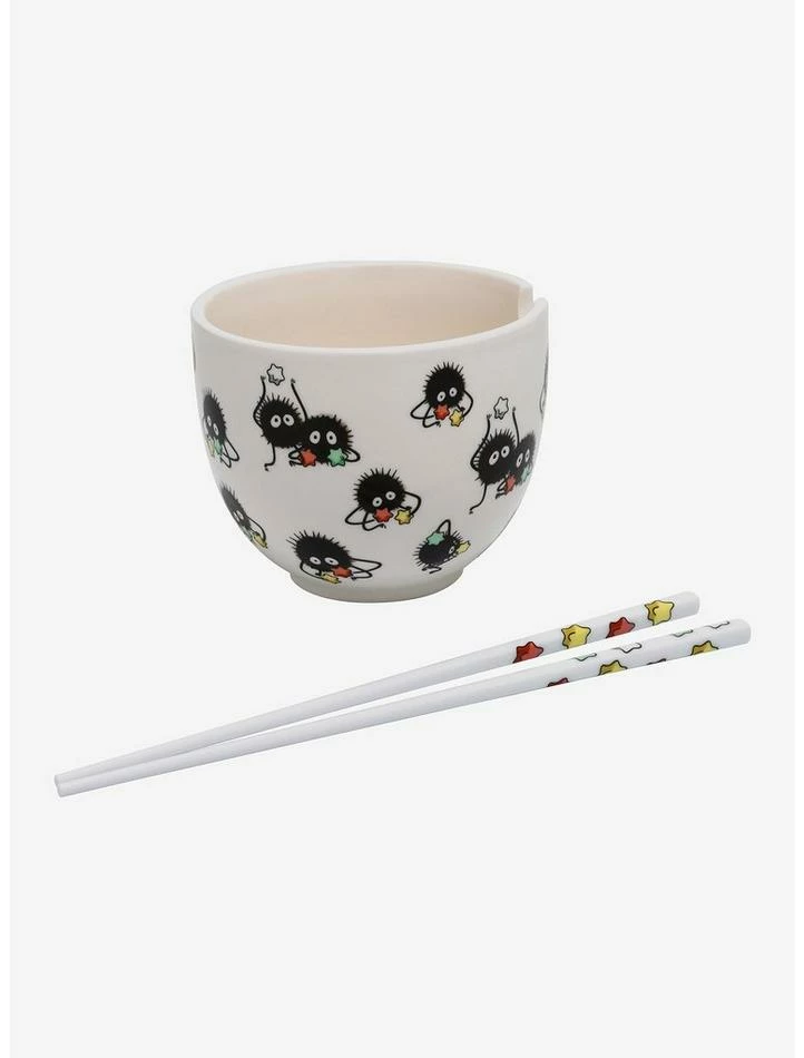 Budget ๐ Studio Ghibli Spirited Away Soot Sprites Ramen Bowl & Chopsticks ๐ 3 Budget ๐ Studio Ghibli Spirited Away Soot Sprites Ramen Bowl & Chopsticks ๐ - Image 3