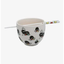 Budget 😀 Studio Ghibli Spirited Away Soot Sprites Ramen Bowl & Chopsticks 🛒