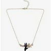 Buy ⭐ Studio Ghibli Kiki's Delivery Service Jiji Hanging Necklace ✔️