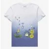 Cheapest ✨ Her Universe Studio Ghibli My Neighbor Totoro Flowers & Spirits Dip-Dye 😉 Girls T-Shirt 🛒