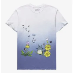 Cheapest ✨ Her Universe Studio Ghibli My Neighbor Totoro Flowers & Spirits Dip-Dye 😉 Girls T-Shirt 🛒