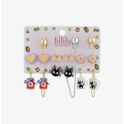 Coupon 🔥 Studio Ghibli Kiki's Delivery Service Mismatch Earring Set ⭐