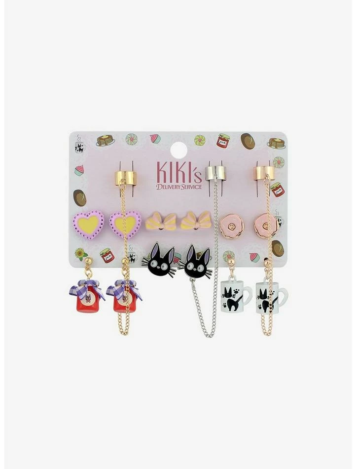 Coupon 🔥 Studio Ghibli Kiki's Delivery Service Mismatch Earring Set ⭐ 1 Coupon 🔥 Studio Ghibli Kiki's Delivery Service Mismatch Earring Set ⭐