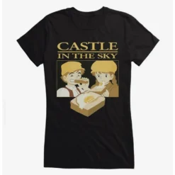 New ✔️ Studio Ghibli Castle In The Sky Sunny Side Up 🧨 Girls T-Shirt ✨