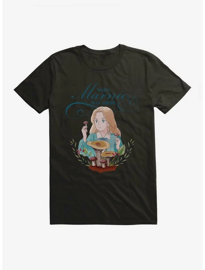 Best Pirce โญ Studio Ghibli When Marnie Was There Mushrooms T-Shirt ๐ 2 Best Pirce โญ Studio Ghibli When Marnie Was There Mushrooms T-Shirt ๐ - Image 2