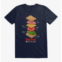 Deals 😀 Studio Ghibli Ponyo Deconstructed Ham Sandwich T-Shirt ❤️ -Studio Ghibli Shop 16622563 hi