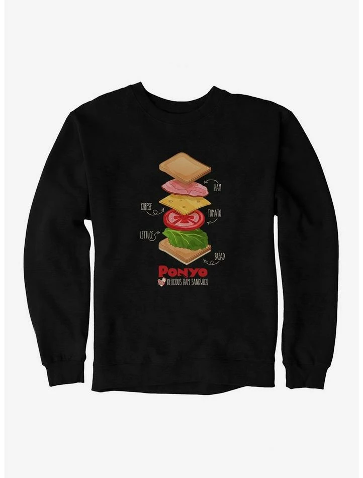 Flash Sale ๐ Studio Ghibli Ponyo Deconstructed Ham Sandwich Sweatshirt ๐คฉ 2 Flash Sale ๐ Studio Ghibli Ponyo Deconstructed Ham Sandwich Sweatshirt ๐คฉ - Image 2