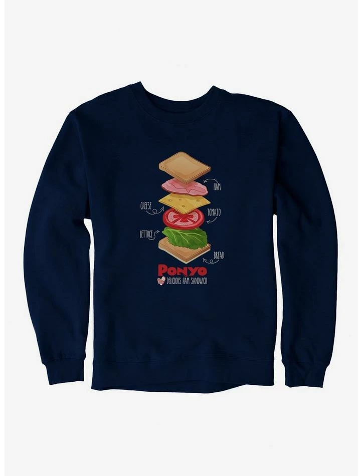 Flash Sale ๐ Studio Ghibli Ponyo Deconstructed Ham Sandwich Sweatshirt ๐คฉ 1 Flash Sale ๐ Studio Ghibli Ponyo Deconstructed Ham Sandwich Sweatshirt ๐คฉ