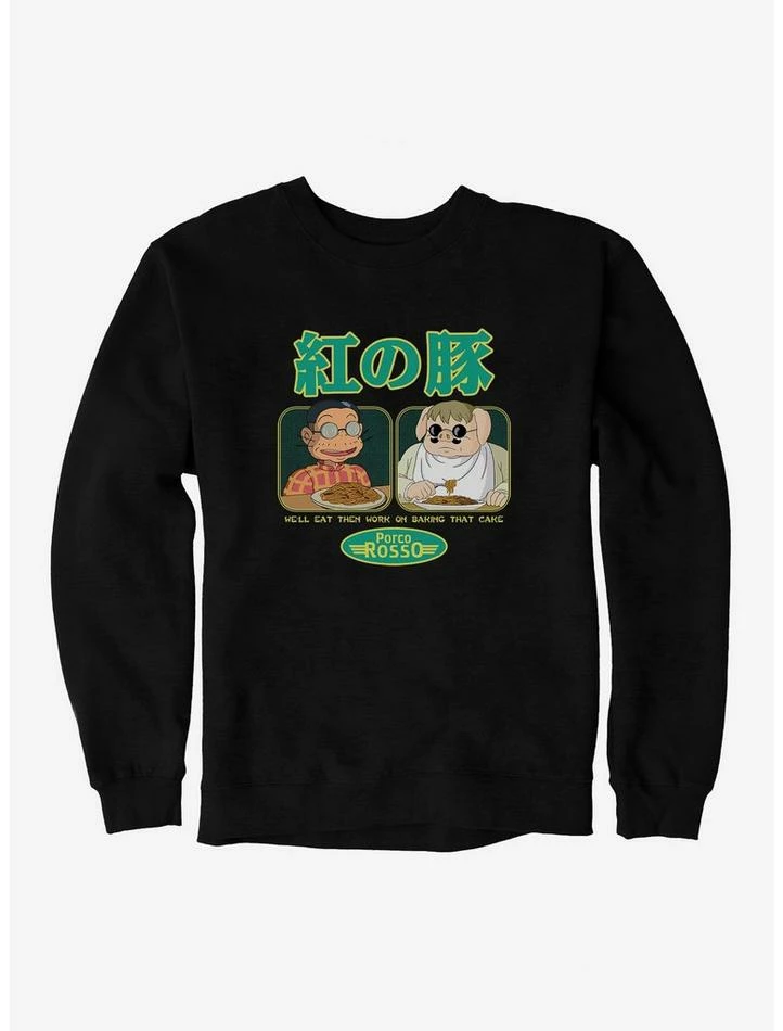 Discount π Studio Ghibli Porco Rosso Eat First Sweatshirt β 2 Discount π Studio Ghibli Porco Rosso Eat First Sweatshirt β - Image 2