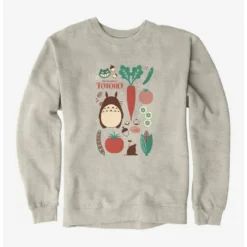 Promo ⌛ Studio Ghibli My Neighbor Totoro Food Collection Sweatshirt 🔔 -Studio Ghibli Shop 16624073 hi