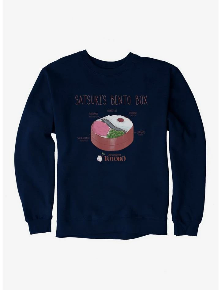 Best Sale 😀 Studio Ghibli My Neighbor Totoro Satsuki's Bento Box Sweatshirt 🎁 4 Best Sale 😀 Studio Ghibli My Neighbor Totoro Satsuki's Bento Box Sweatshirt 🎁 - Image 4