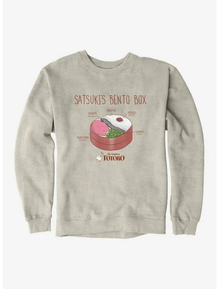 Best Sale 😀 Studio Ghibli My Neighbor Totoro Satsuki's Bento Box Sweatshirt 🎁 5 Best Sale 😀 Studio Ghibli My Neighbor Totoro Satsuki's Bento Box Sweatshirt 🎁 - Image 5