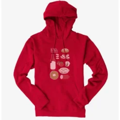 Cheap 🔥 Studio Ghibli Kiki's Delivery Service Essential Foods Hoodie 👏 -Studio Ghibli Shop 16624375 hi