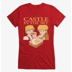 New ✔️ Studio Ghibli Castle In The Sky Sunny Side Up 🧨 Girls T-Shirt ✨ -Studio Ghibli Shop 16625108 hi