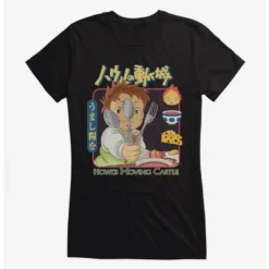 Discount ✔️ Studio Ghibli Howl's Moving Castle Markl Utensils Girls T-Shirt 🧨