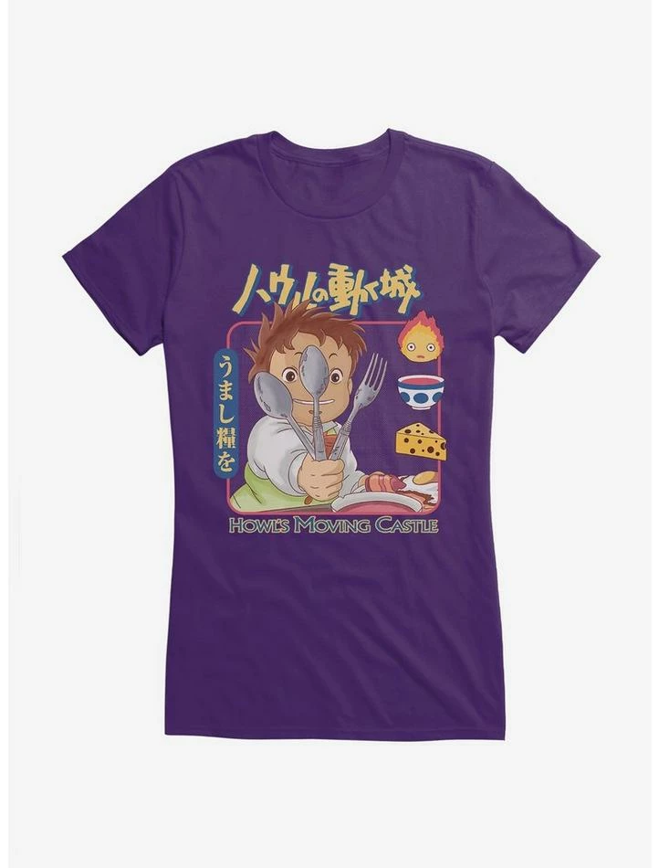 Discount βοΈ Studio Ghibli Howl's Moving Castle Markl Utensils Girls T-Shirt 𧨠5 Discount βοΈ Studio Ghibli Howl's Moving Castle Markl Utensils Girls T-Shirt 𧨠- Image 5