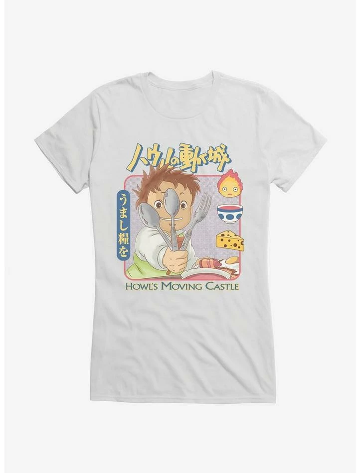 Discount βοΈ Studio Ghibli Howl's Moving Castle Markl Utensils Girls T-Shirt 𧨠6 Discount βοΈ Studio Ghibli Howl's Moving Castle Markl Utensils Girls T-Shirt 𧨠- Image 6