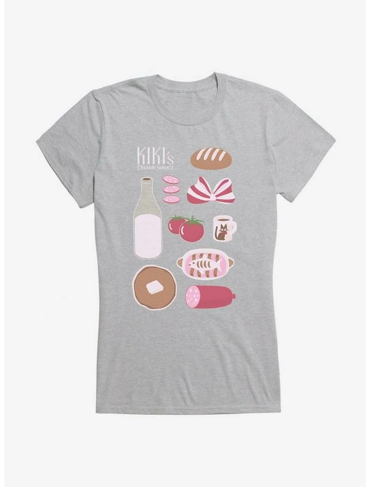 Cheap ⌛ Studio Ghibli Kiki's Delivery Service Essential Foods ✔️ Girls T-Shirt 💯 3 Cheap ⌛ Studio Ghibli Kiki's Delivery Service Essential Foods ✔️ Girls T-Shirt 💯 - Image 3