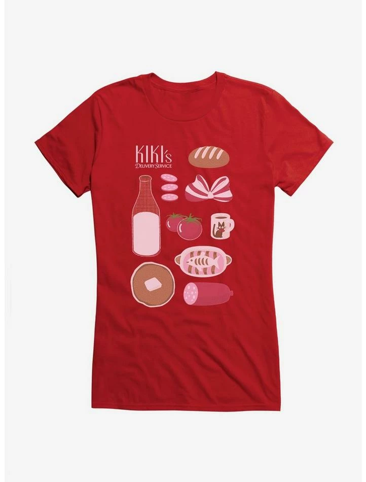 Cheap ⌛ Studio Ghibli Kiki's Delivery Service Essential Foods ✔️ Girls T-Shirt 💯 5 Cheap ⌛ Studio Ghibli Kiki's Delivery Service Essential Foods ✔️ Girls T-Shirt 💯 - Image 5
