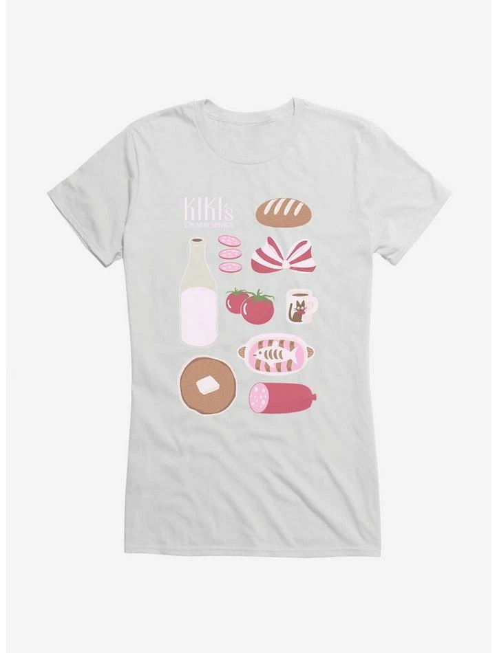 Cheap ⌛ Studio Ghibli Kiki's Delivery Service Essential Foods ✔️ Girls T-Shirt 💯 6 Cheap ⌛ Studio Ghibli Kiki's Delivery Service Essential Foods ✔️ Girls T-Shirt 💯 - Image 6