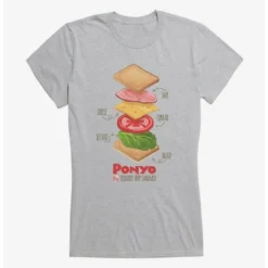 Flash Sale 🥰 Studio Ghibli Ponyo Deconstructed Ham Sandwich Girls T-Shirt ❤️ -Studio Ghibli Shop 16625479 hi
