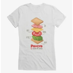 Flash Sale 🥰 Studio Ghibli Ponyo Deconstructed Ham Sandwich Girls T-Shirt ❤️ -Studio Ghibli Shop 16625486 hi 1
