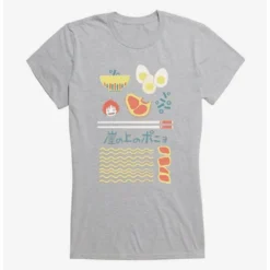 Buy ✨ Studio Ghibli Ponyo Ramen Essentials 💯 Girls T-Shirt ✨ -Studio Ghibli Shop 16625514 hi