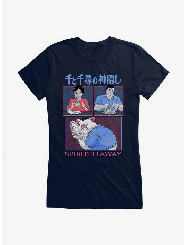 Cheapest 💯 Studio Ghibli Spirited Away Chicken Dishes Girls T-Shirt 🔥 4 Cheapest 💯 Studio Ghibli Spirited Away Chicken Dishes Girls T-Shirt 🔥 - Image 4
