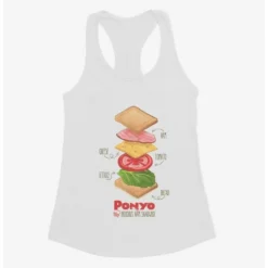 Flash Sale ❤️ Studio Ghibli Ponyo Deconstructed Ham Sandwich Girls Tank Top 👍 -Studio Ghibli Shop 16626443 hi
