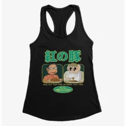 Flash Sale ⌛ Studio Ghibli Porco Rosso Eat First 🎁 Girls Tank Top 🎁 -Studio Ghibli Shop 16626485 hi