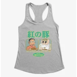 Flash Sale ⌛ Studio Ghibli Porco Rosso Eat First 🎁 Girls Tank Top 🎁 -Studio Ghibli Shop 16626492 hi