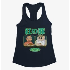 Flash Sale โ Studio Ghibli Porco Rosso Eat First ๐ Girls Tank Top ๐