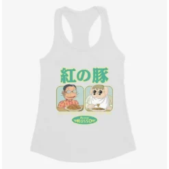 Flash Sale ⌛ Studio Ghibli Porco Rosso Eat First 🎁 Girls Tank Top 🎁 -Studio Ghibli Shop 16626513 hi